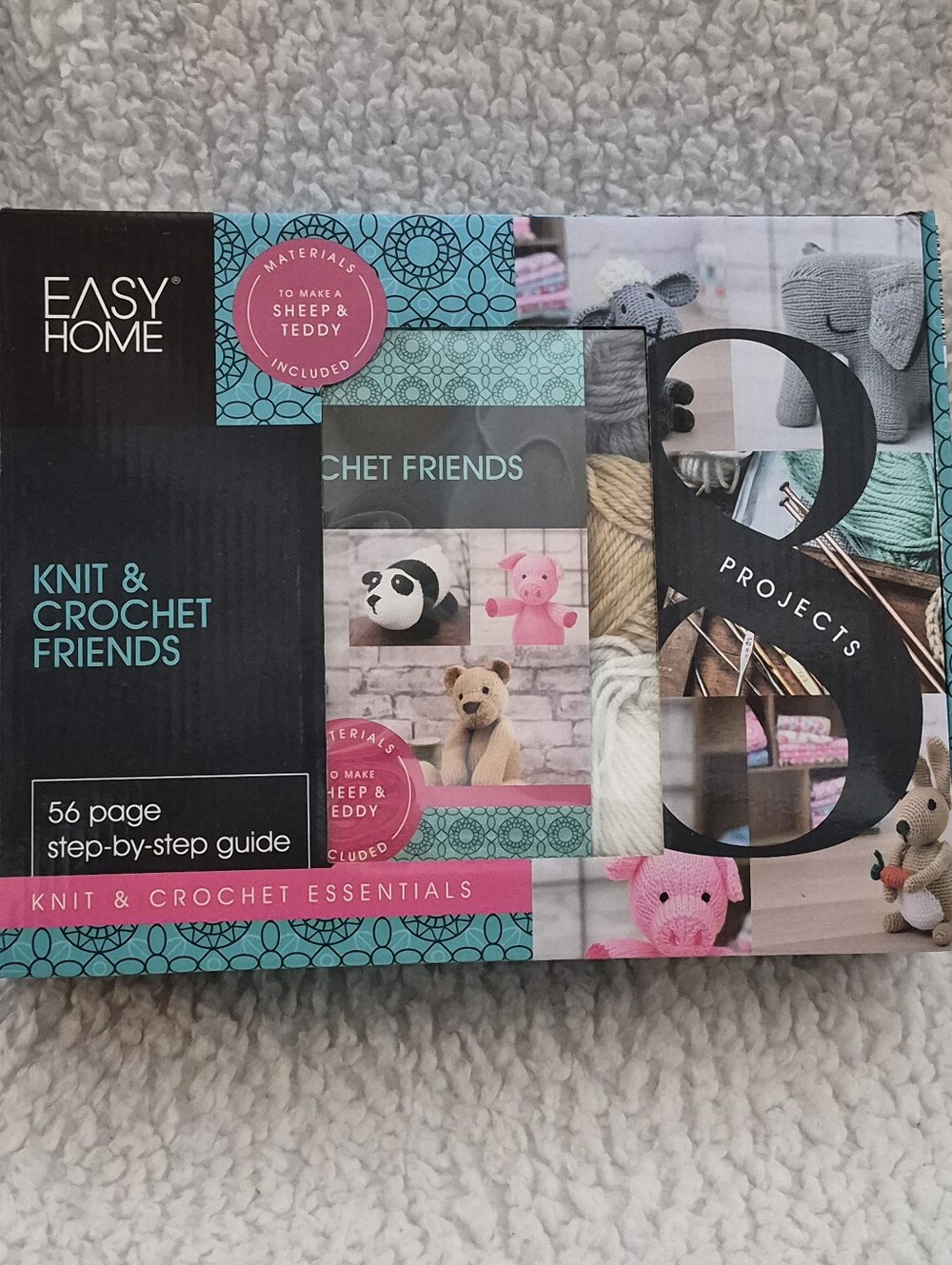 KNIT & CROCHET ANIMAL FRIENDS By Easy Home NEW